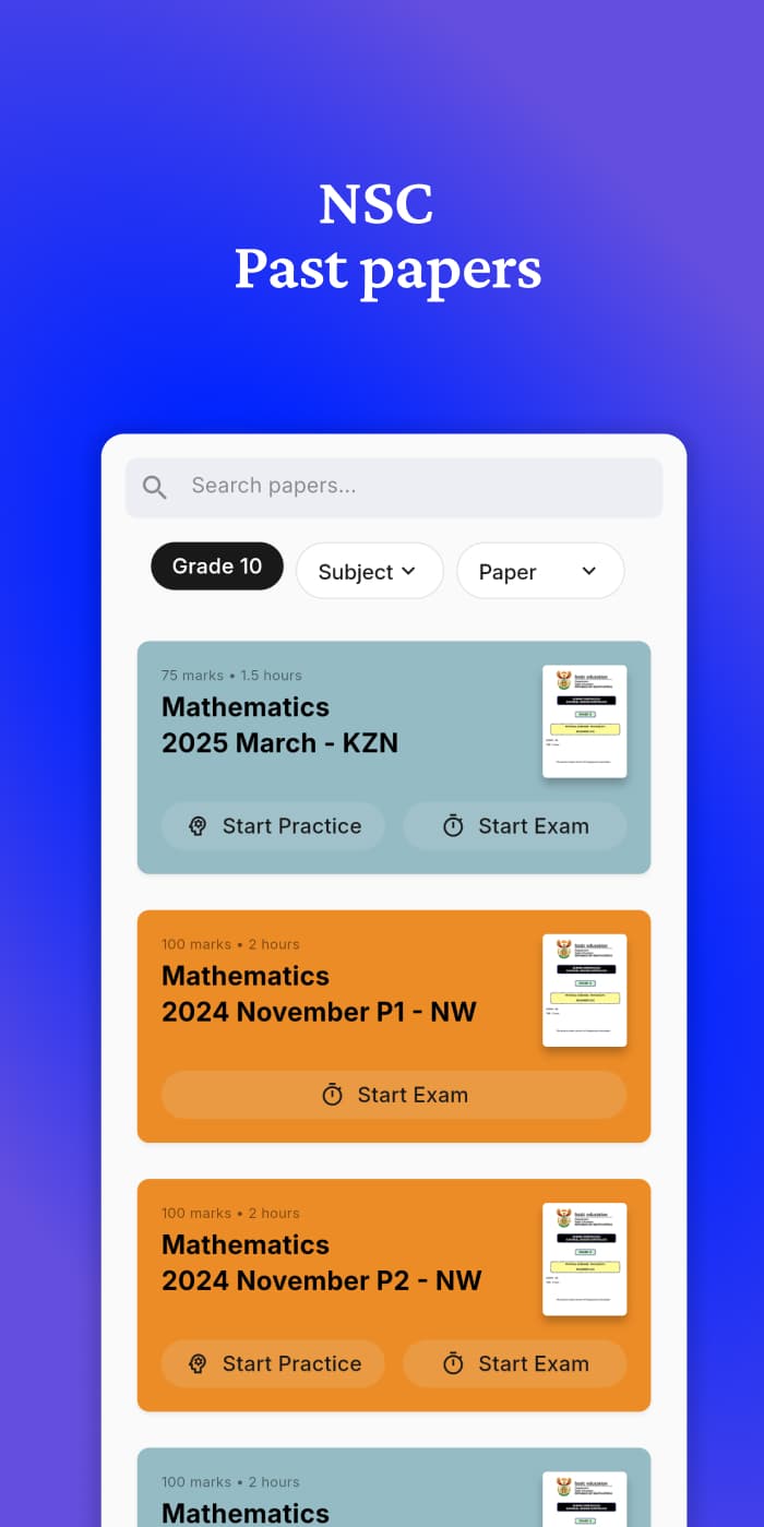 Mobile preview of the NavyBlue interface