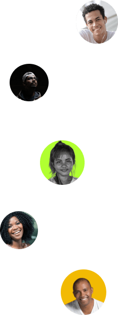 Community members profile pictures